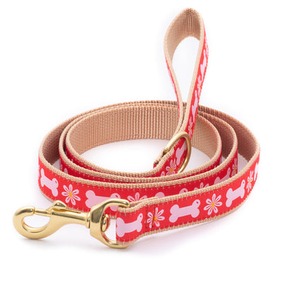 Bones in Bloom Dog Lead