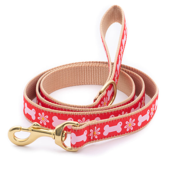 Bones in Bloom Dog Lead