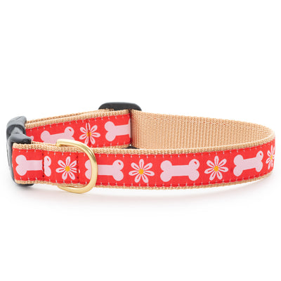Bones in Bloom Dog Collar