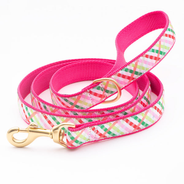 Gingham All the Way Dog Lead