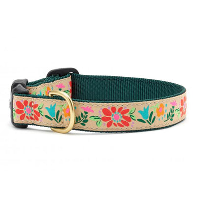 Tapestry Floral Dog Collar