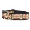 Up Country Plaid Extra Wide Dog Collar 1.5"