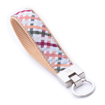 Wickford Gingham Key Ring